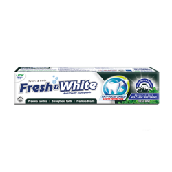 FRESH & WHITE  TOOTHPASTE VOLCANIC FRESH MINT 140G FRESH & WHITE  TOOTHPASTE VOLCANIC FRESH MINT 140G