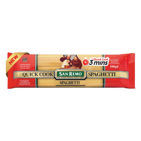 SAN REMO QUICK COOK SPAGHETTI 500GM