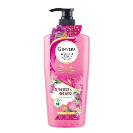 GINVERA BODY WASH ALPINE ROSE & EDELWEISS 760ML