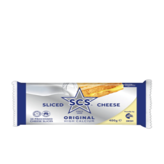 SCS SLICED CHEESE ORIGINAL 400G