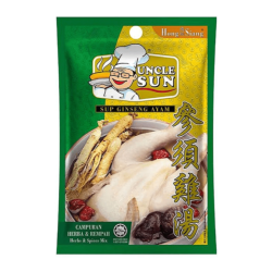 UNCLE SUN GINSENG CHICKEN HERBAL SOUP 65GM UNCLE SUN GINSENG CHICKEN HERBAL SOUP 65GM