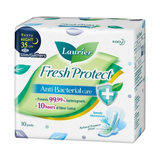 LAURIER FRESH PROTECT GATHER 35CM*10'S