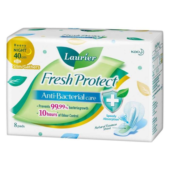 LAURIER FRESH PROTECT GATHER 40CM 8'S