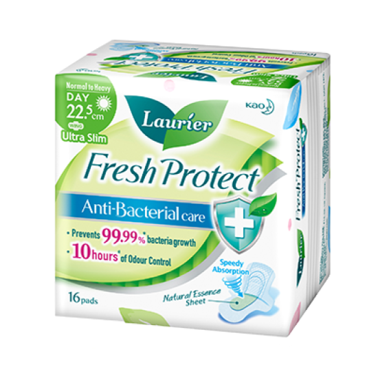 LAURIER ANTIBAC FRESH PROTECT DAY 22.5CM*16'S