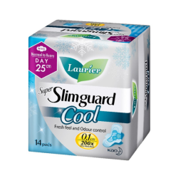 LAURIER SLIM GUARD COOL DAY 25CM 14'S LAURIER SLIM GUARD COOL DAY 25CM 14'S