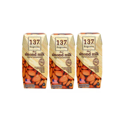 137 DEGREES ALMOND MILK UNSWEETED 180ML*3 137 DEGREES ALMOND MILK UNSWEETED 180ML*3