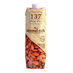 137 DEGREES ALMOND MILK UNSWEETED 1L 137 DEGREES ALMOND MILK UNSWEETED 1L