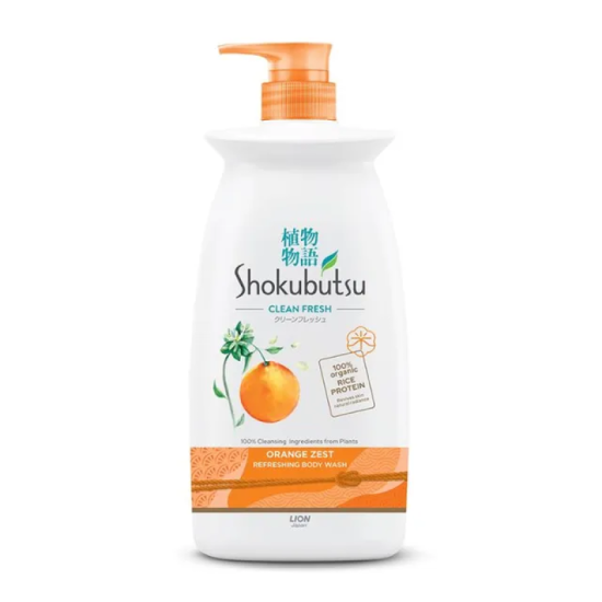 SHOKUBUTSU BODY WASH ORANGE ZEST 900GM