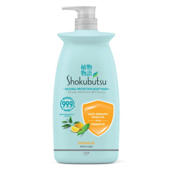 SHOKUBUTSU BODY WASH ENERGIZE 900GM