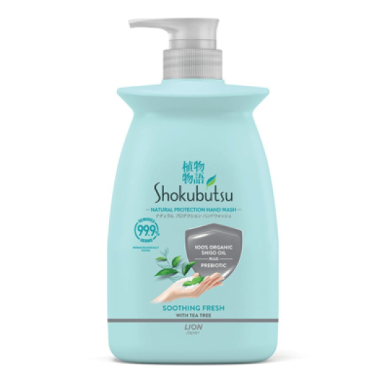 SHOKUBUTSU HAND WASH SOOTHING FRESH 450GM