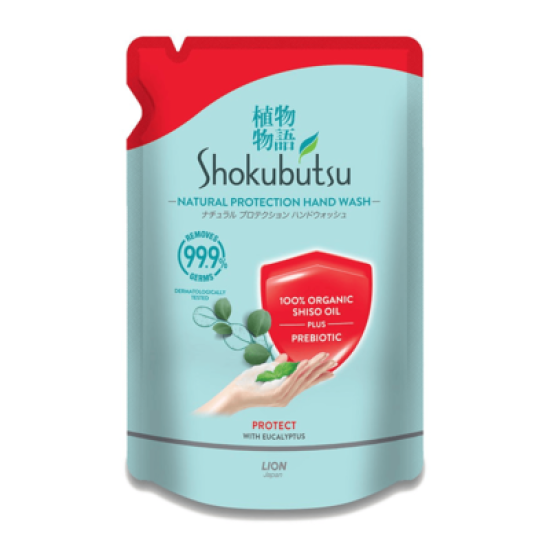 SHOKUBUTSU HAND WASH (REFILL) PROTECT 300GM