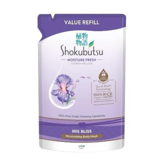 SHOKUBUTSU SHOWER FOAM IRIS BLISS 800G