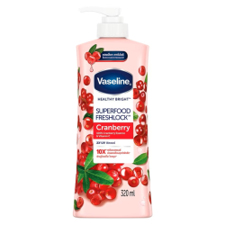 VASELINE SUPER VITAMIN LOTION - CRANBERRY 320ML VASELINE SUPER VITAMIN LOTION - CRANBERRY 320ML