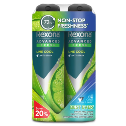 REXONA MEN DEODORANT SPRAY LIME COOL 135ML*2 REXONA MEN DEODORANT SPRAY LIME COOL 135ML*2