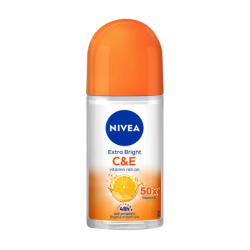 NIVEA WOMEN DEODORANT - EXTRA BRIGHT C&E 50ML