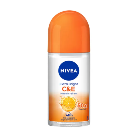 NIVEA WOMEN DEODORANT - EXTRA BRIGHT C&E 50ML