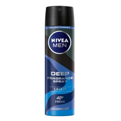 NIVEA MEN DEODORANT SPRAY - DEEP FRAG SPIRIT 150ML NIVEA MEN DEODORANT SPRAY - DEEP FRAG SPIRIT 150ML