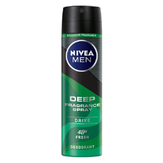 NIVEA MEN DEODORANT SPRAY - DEEP FRAG DRIVE 150ML