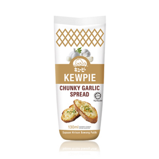 KEWPIE CHUNKY GARLIC SPREAD 130ML