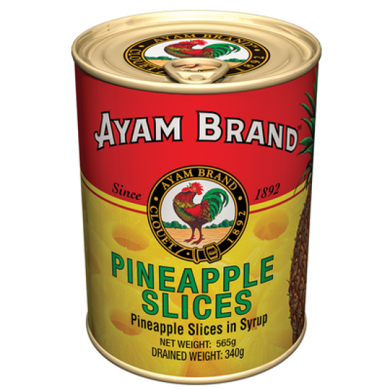 AYAM BRAND PINEAPPLE SLICE 565GM