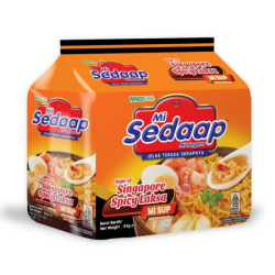MI SEDAAP SOUP SINGAPORE LAKSA 83GM*5 MI SEDAAP SOUP SINGAPORE LAKSA 83GM*5