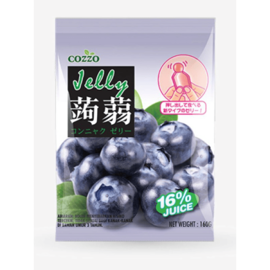 COZZO KONNYAKU JELLY BLUEBERRY 20GM*8