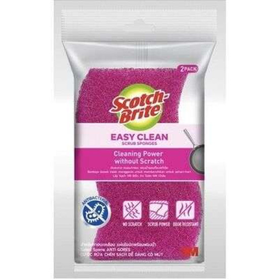 SCOTCH BRITE 3M EASY CLEAN AB S.SPONGE 2EA/PK