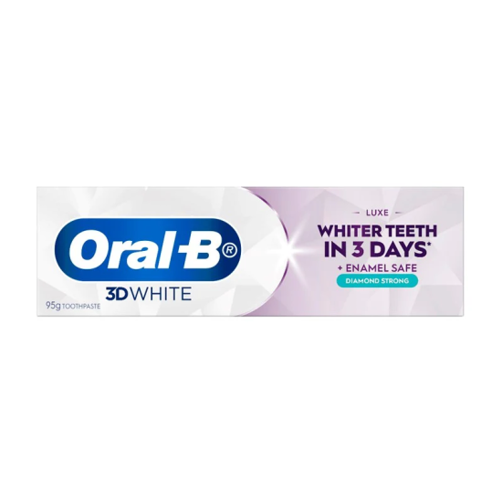 ORAL-B TOOTHPASTE 3D WHITE LUXE DIAMOND STRONG 95G ORAL-B TOOTHPASTE 3D WHITE LUXE DIAMOND STRONG 95G