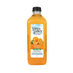 YARRA VALLEY ORANGE JUICE PULP FREE 1 LITER
