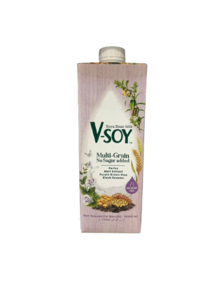 V-SOY MULTIGRAIN NO SUGAR ADDED SOYA BEAN MILK 1L