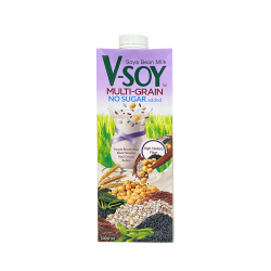 V-SOY MULTIGRAIN NO SUGAR ADDED SOYA BEAN MILK 1L V-SOY MULTIGRAIN NO SUGAR ADDED SOYA BEAN MILK 1L