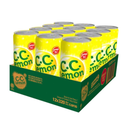 CC LEMON CARBONATED JUICE DRINK 320ML*12'S CC LEMON CARBONATED JUICE DRINK 320ML*12'S