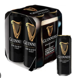 GUINNESS DRAUGHT IN CAN - 1S STOUT 470ML*4