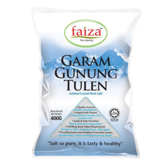 FAIZA GARAM GUNUNG TULEN 400G