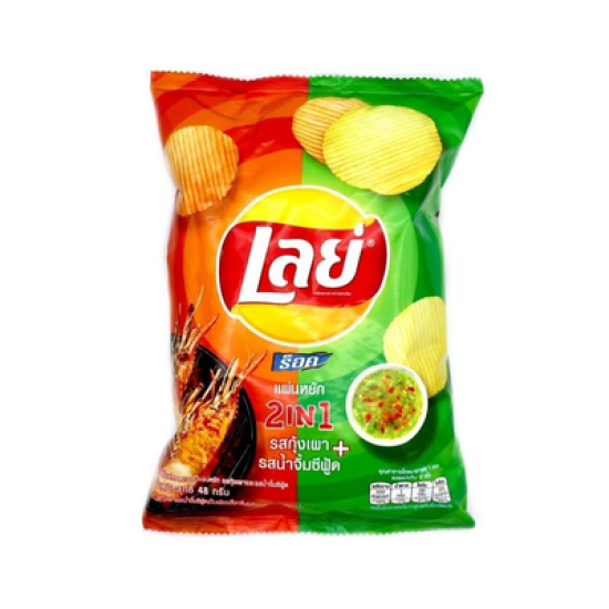 LAYS GRILLED PRAWN & SEAFOOD SAUCE 48GM