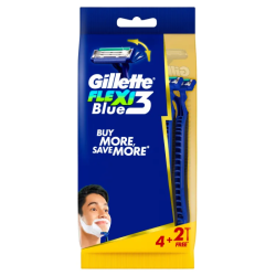 GILLETTE BLUE SIMPLE3 FLEXI 4+2 GILLETTE BLUE SIMPLE3 FLEXI 4+2