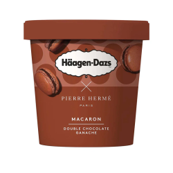 HAAGEN DAZS MACARON DOUBLE CHOCOLATE 420ML HAAGEN DAZS MACARON DOUBLE CHOCOLATE 420ML