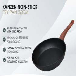 FUKURO KANZEN FORGED NON-STICK FRY PAN 26CM