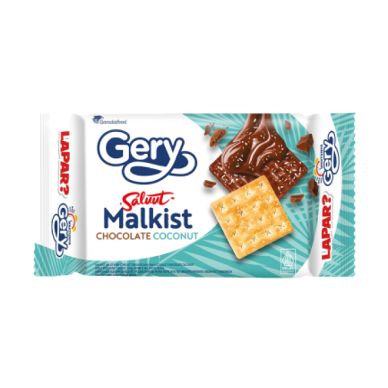 GERY SALUUT CRACKERS CHOCOLATE COCONUT 105GM