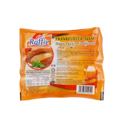 RAFFIE HONEY CHICKEN FRANKFURTER 300G RAFFIE HONEY CHICKEN FRANKFURTER 300G
