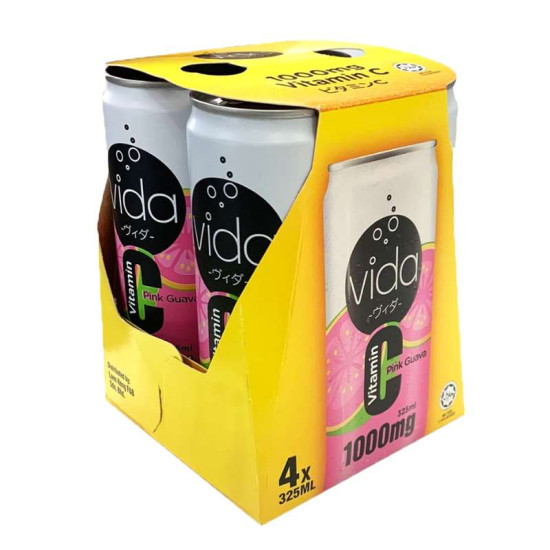 VIDA C PINK GUAVA 325ML*4