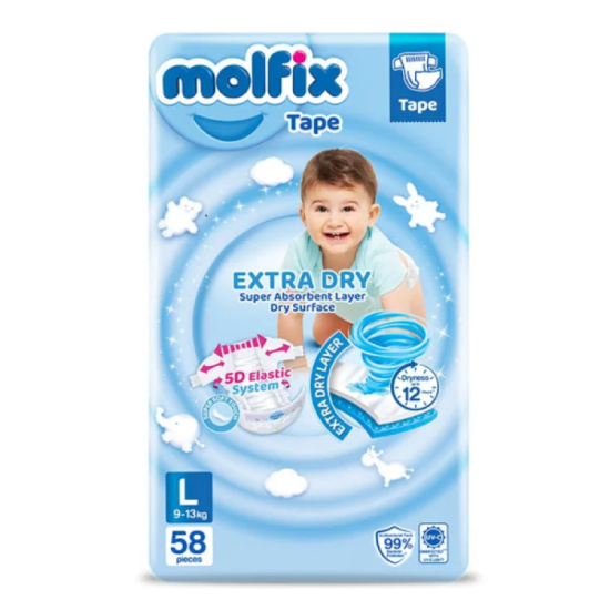 MOLFIX EXTRA DRY TAPE S/JUMBO L58'S