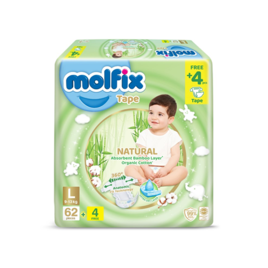 MOLFIX NATURAL TAPE S/JUMBO L62+4'S