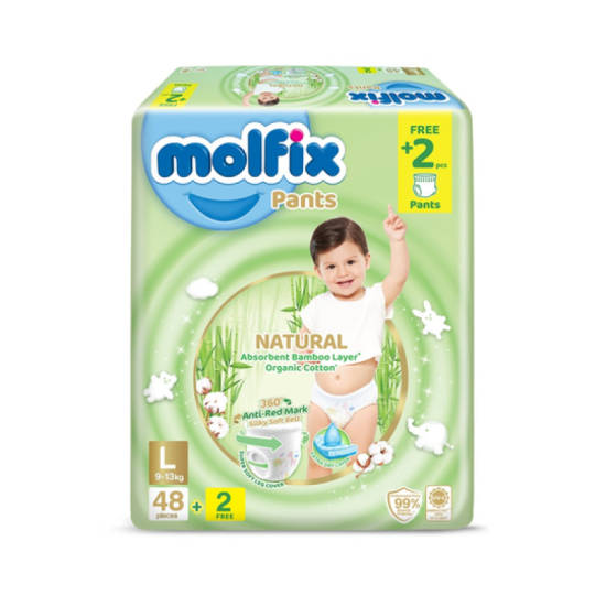 MOLFIX NATURAL PANTS JUMBO L48+2'S