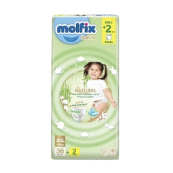 MOLFIX NATURAL PANTS JUMBO XXL36+2'S MOLFIX NATURAL PANTS JUMBO XXL36+2'S