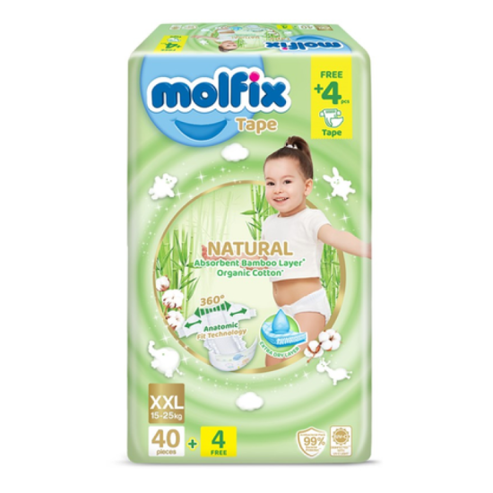 MOLFIX NATURAL TAPE S/JUMBO XXL40+4'S