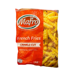AGUS FRIES CRINKLE CUT 1KG AGUS FRIES CRINKLE CUT 1KG