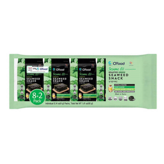 JONGGA GREEN SEAWEED 4G 8PCS 40GM