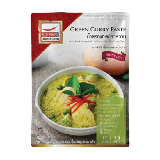 MAE SUPEN GREEN CURRY PASTE