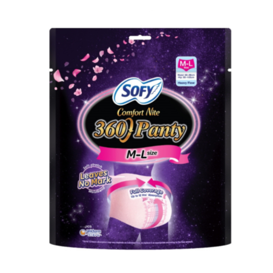 SOFY COMFORT NITE 360 PANTY M-L 2'S